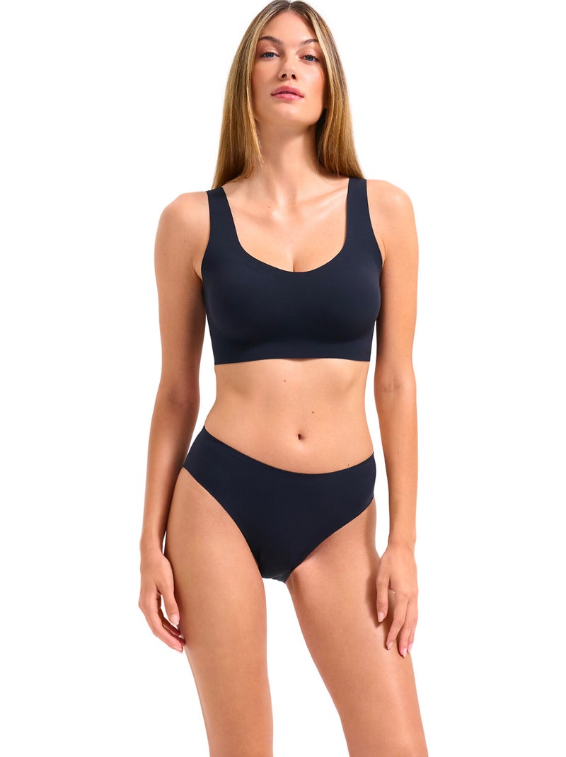 Soutien-gorge brassière sans armatures my silhouette Noir - Kiabi