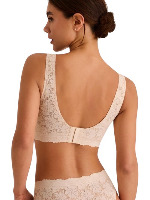 Soutien-gorge brassière sans armatures ONE AND LACE - Kiabi