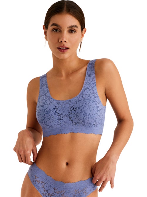 Soutien-gorge brassière sans armatures ONE AND LACE - Kiabi