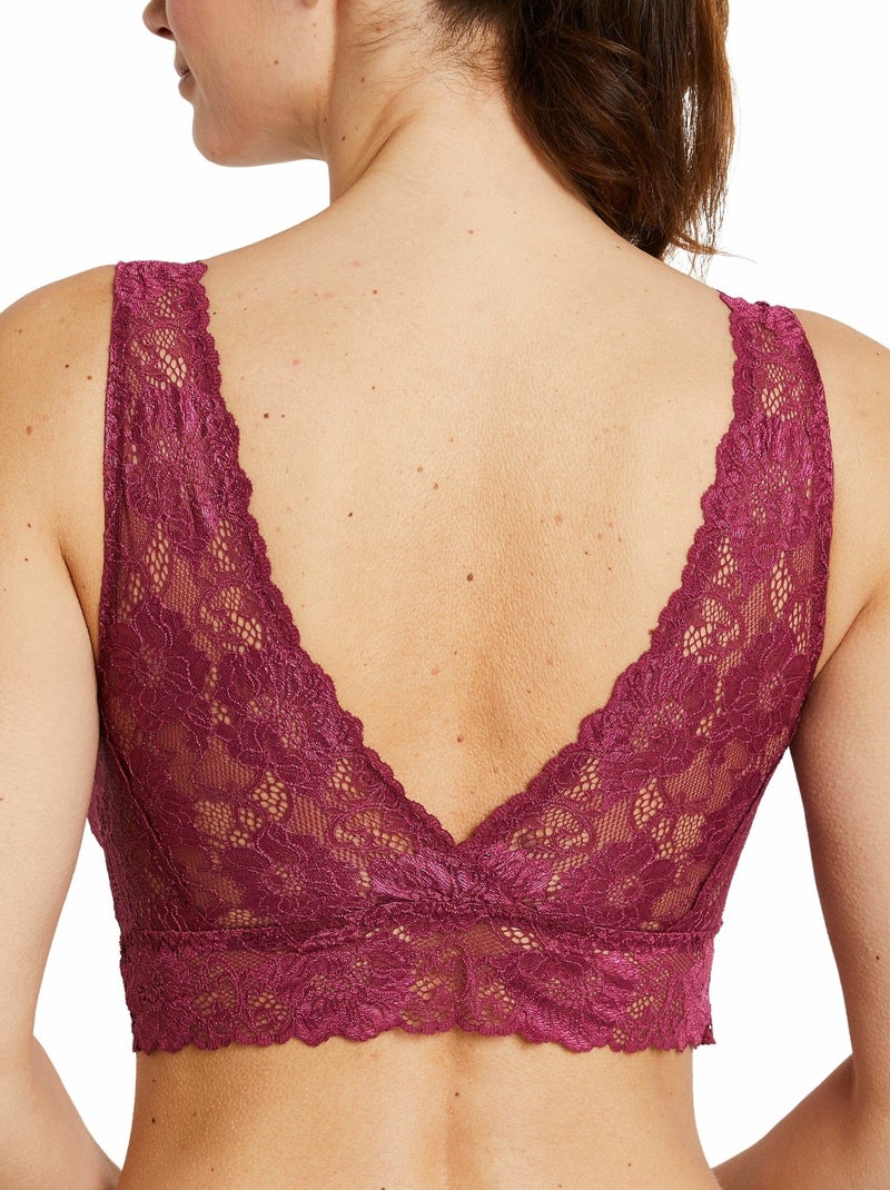 Soutien-gorge brassière sans armatures Rose - Kiabi
