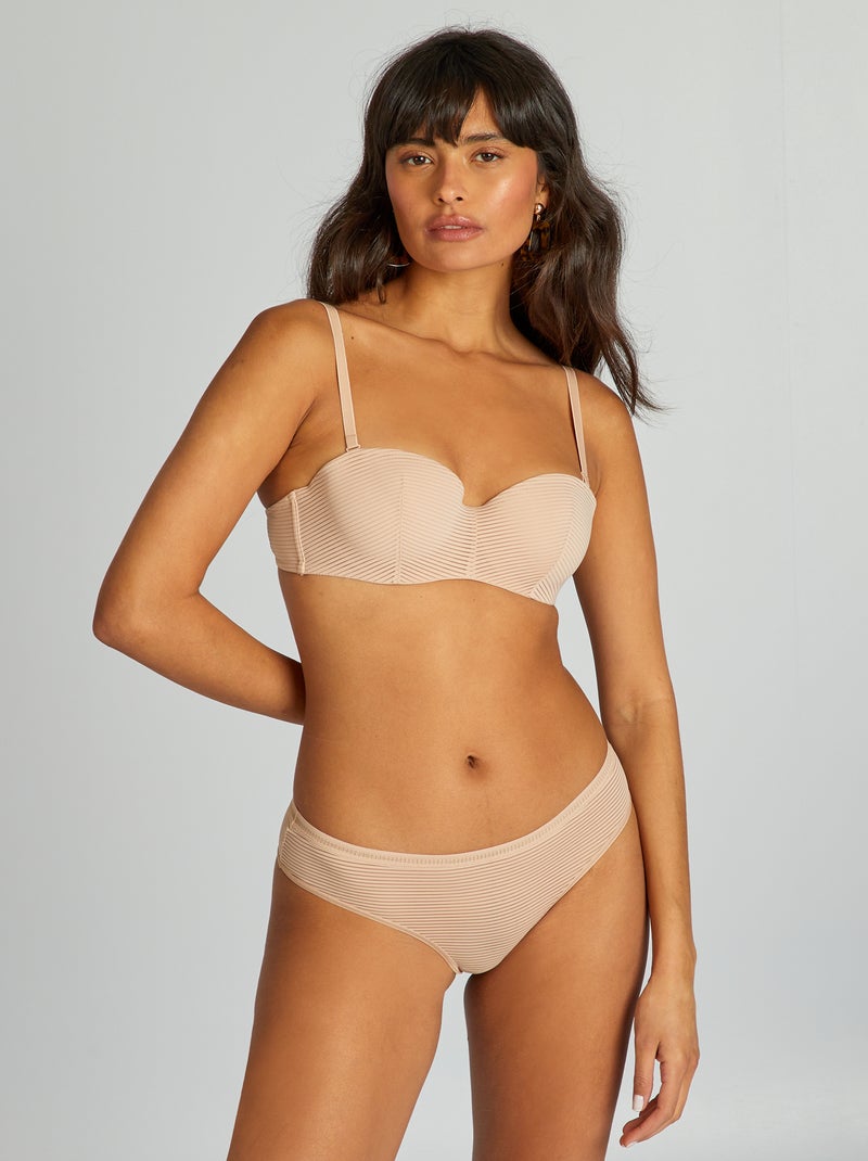 Soutien-gorge bretelles amovibles Nude - Kiabi