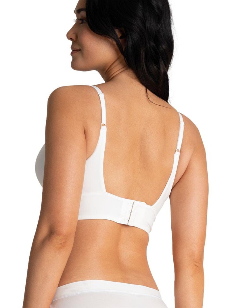 Soutien-gorge bustier à coques sans armatures femme Easy Seconde Peau Beige clair - Kiabi