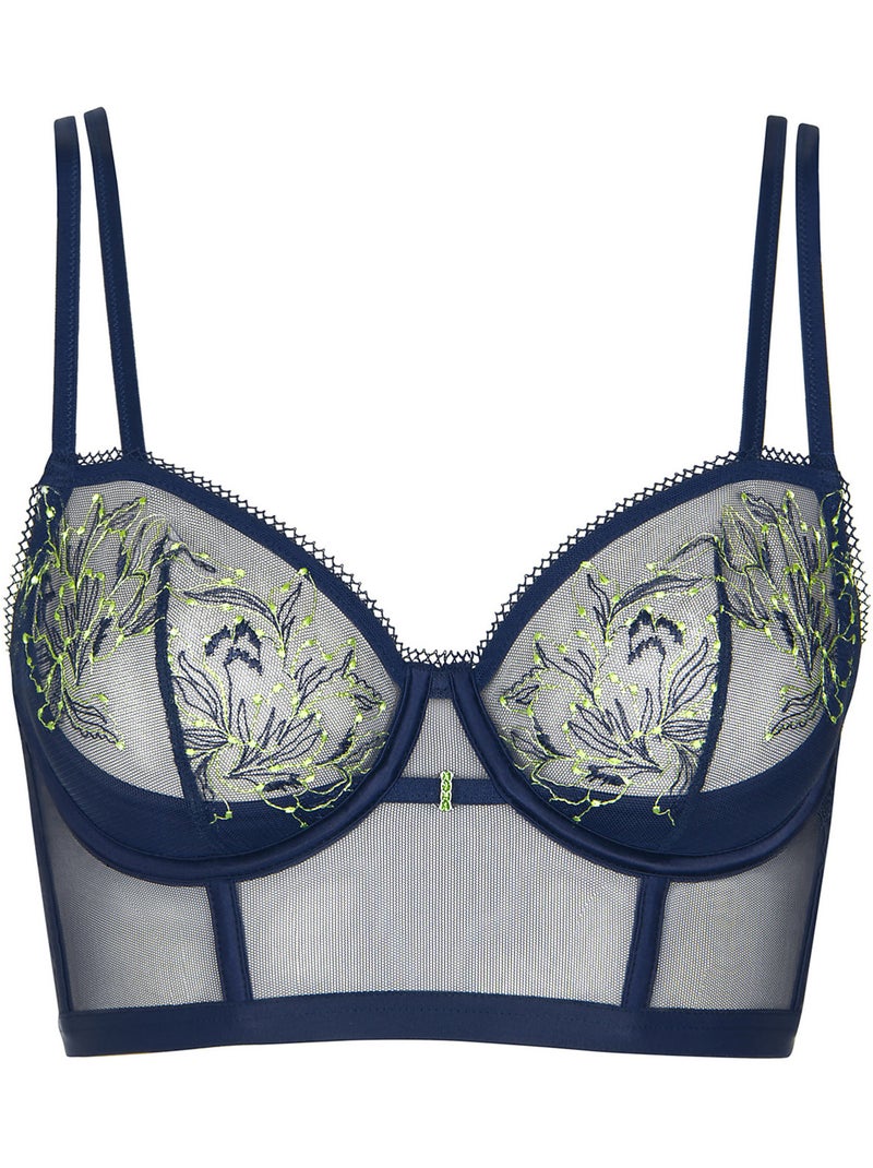 Soutien-gorge bustier armaturé Jive Bleu - Kiabi