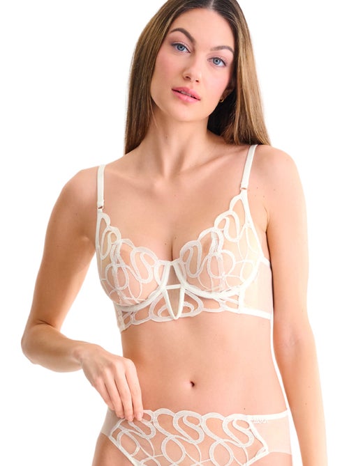 Soutien-gorge bustier armaturé SHINY SECRET Mariage - Kiabi