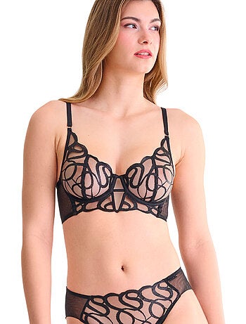 Soutien-gorge bustier armaturé shiny secret