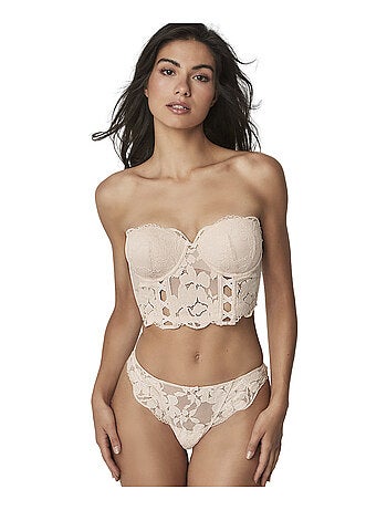 Soutien-gorge bustier balconnet FEDERICA