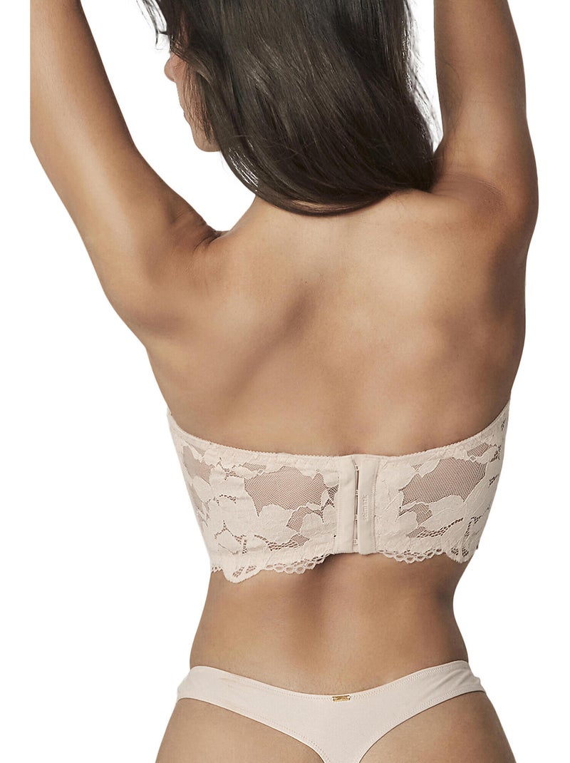Soutien-gorge bustier balconnet FEDERICA Beige - Kiabi