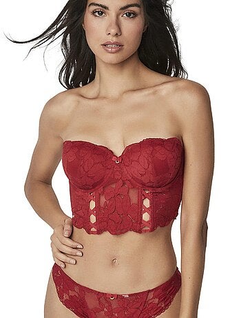 Soutien-gorge bustier balconnet FEDERICA