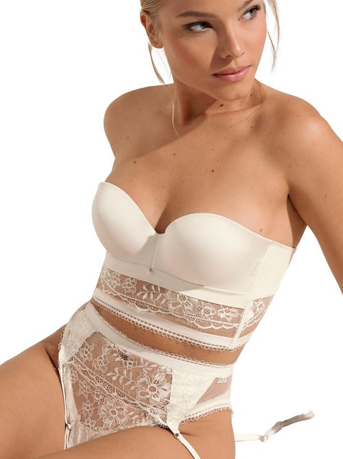 Soutien-gorge bustier balconnet préformé Daydream mariage - Kiabi
