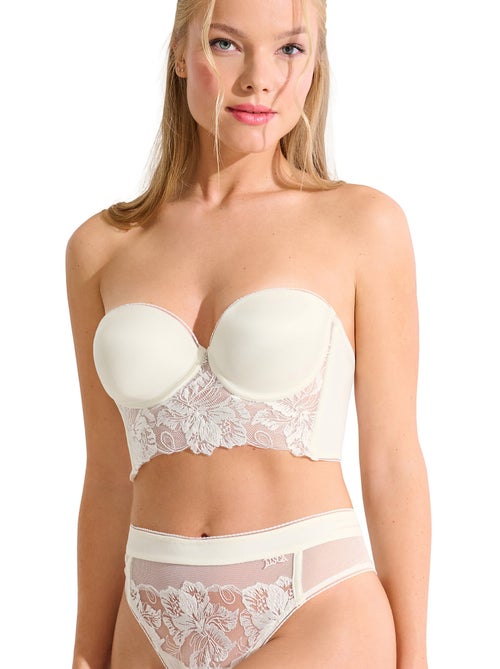 Soutien-gorge bustier balconnet préformé EMINENCE MARIAGE - Kiabi
