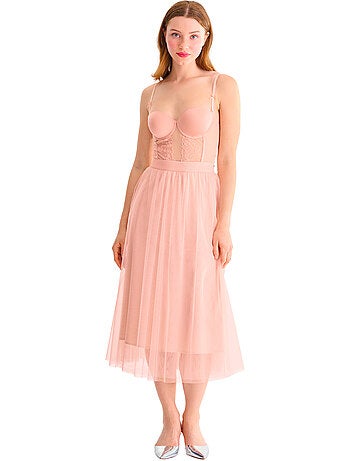 Soutien-gorge bustier balconnet préformé sugarlace