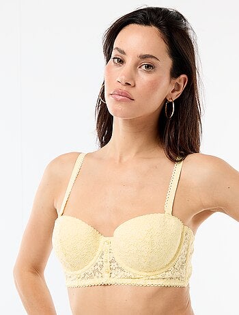 Soutien-gorge bustier en dentelle