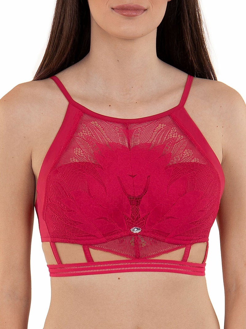 Soutien-gorge bustier préformé multipositions Soul Rouge - Kiabi