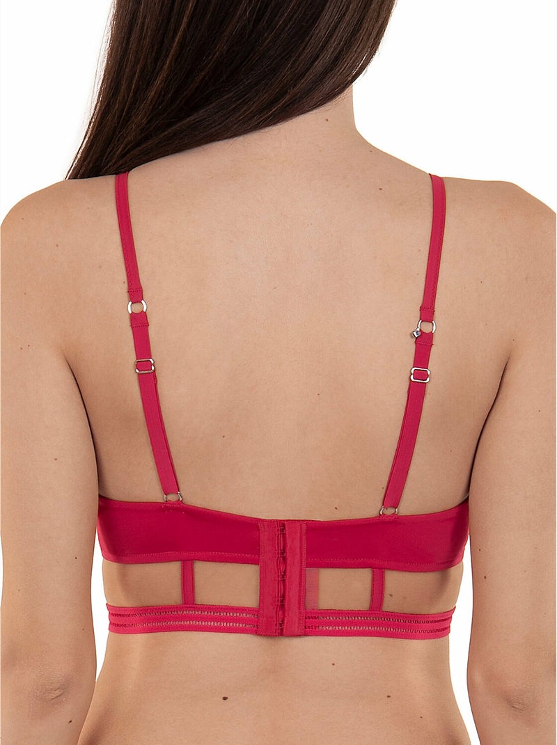 Soutien-gorge bustier préformé multipositions Soul Rouge - Kiabi