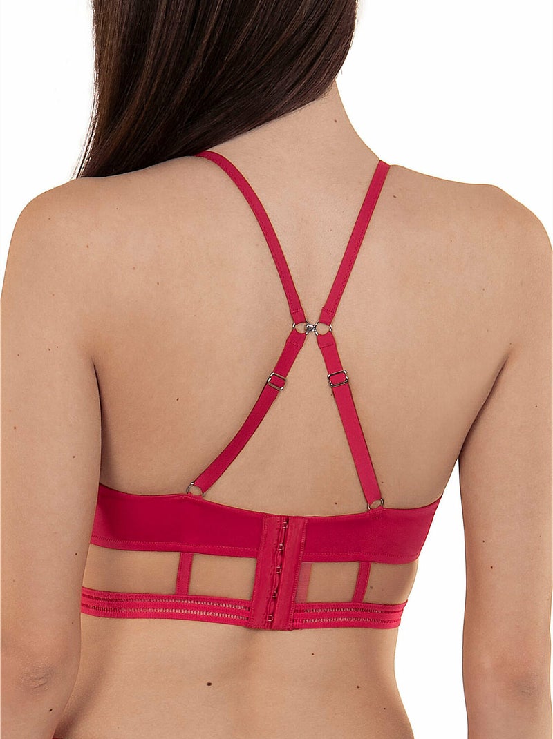 Soutien-gorge bustier préformé multipositions Soul Rouge - Kiabi