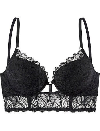Soutien-gorge bustier push-up alicia