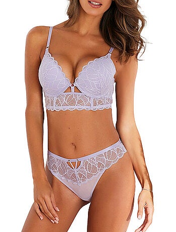 Soutien-gorge bustier push-up Alicia