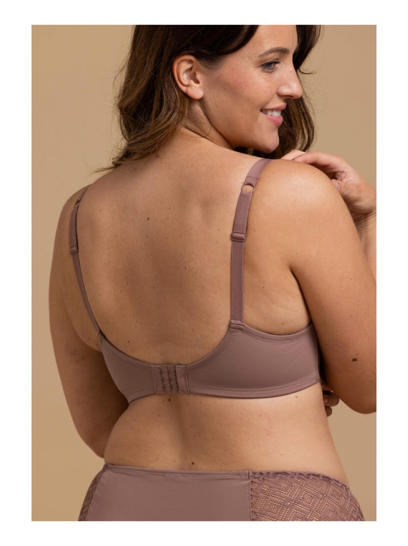 Soutien-gorge café latte Talisman Marron - Kiabi