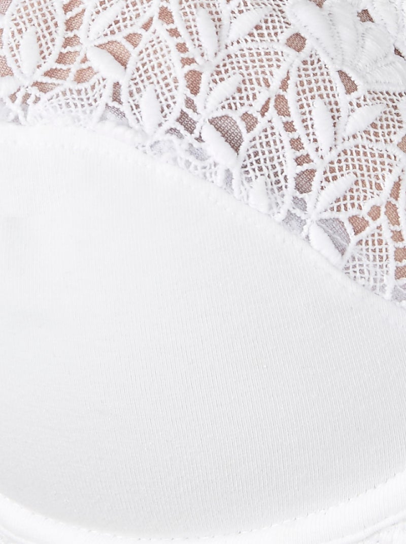 Soutien-gorge CALIE à armatures en titane, Soft support by Damart - Damart Blanc - Kiabi