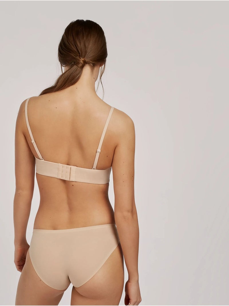 Soutien-gorge capacité amovible bonnets c, d et e Rose - Kiabi