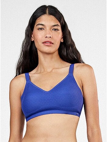 Soutien-gorge capacité bonnet amovible plumetis