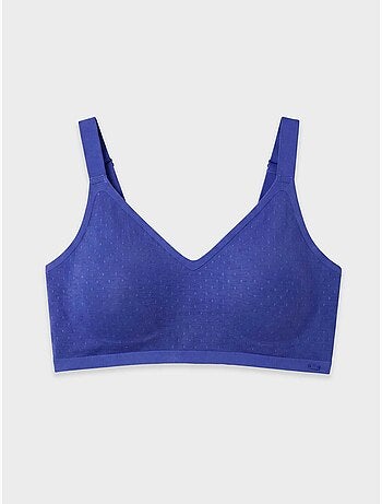 Soutien-gorge capacité bonnet amovible plumetis