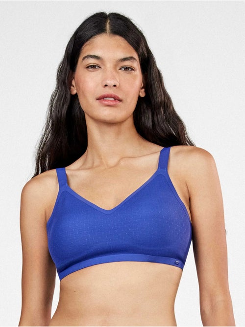 Soutien-gorge capacité bonnet amovible plumetis - Kiabi Soutien-gorge capacité bonnet amovible plumetis - Kiabi