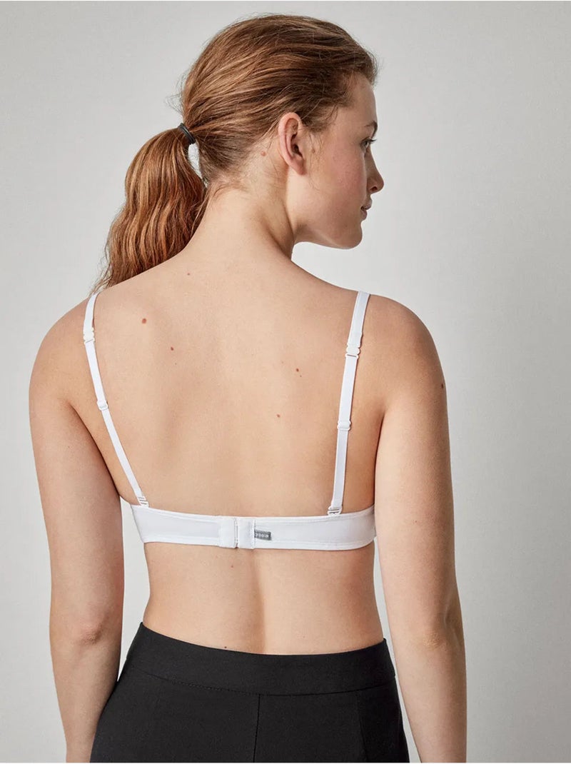 Soutien-gorge capacité bonnets c et d Blanc - Kiabi