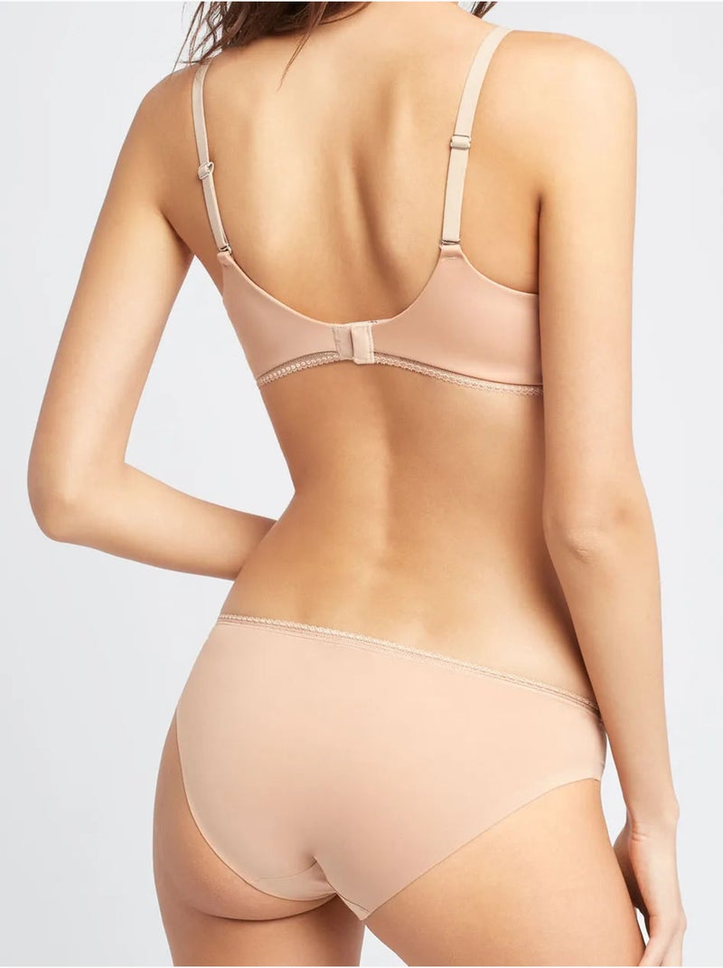 Soutien-gorge capacité sans mousse en microfibre recyclée Rose - Kiabi
