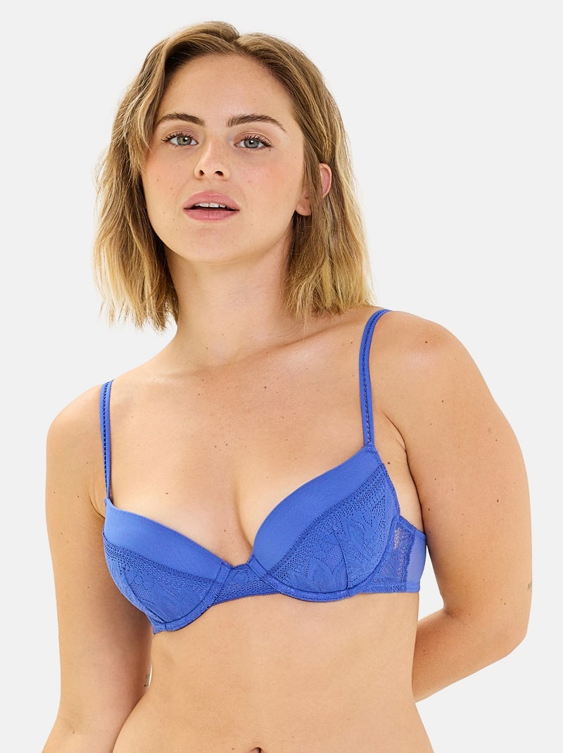 Soutien-gorge Céleste Billet Doux Bleu roi - Kiabi