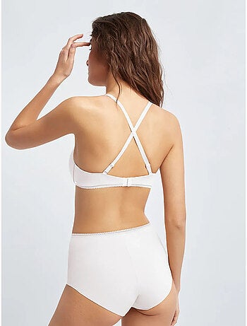 Soutien-gorge classique à bonnets continus en microfibre recyclée