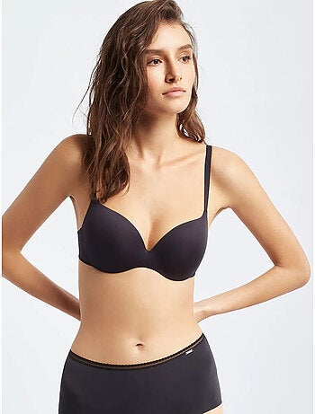 Soutien-gorge classique à bonnets continus en microfibre recyclée