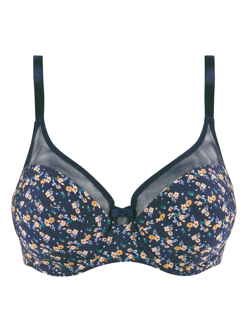 Soutien-gorge complice sans complexe lingerie Bleu Orange - Kiabi