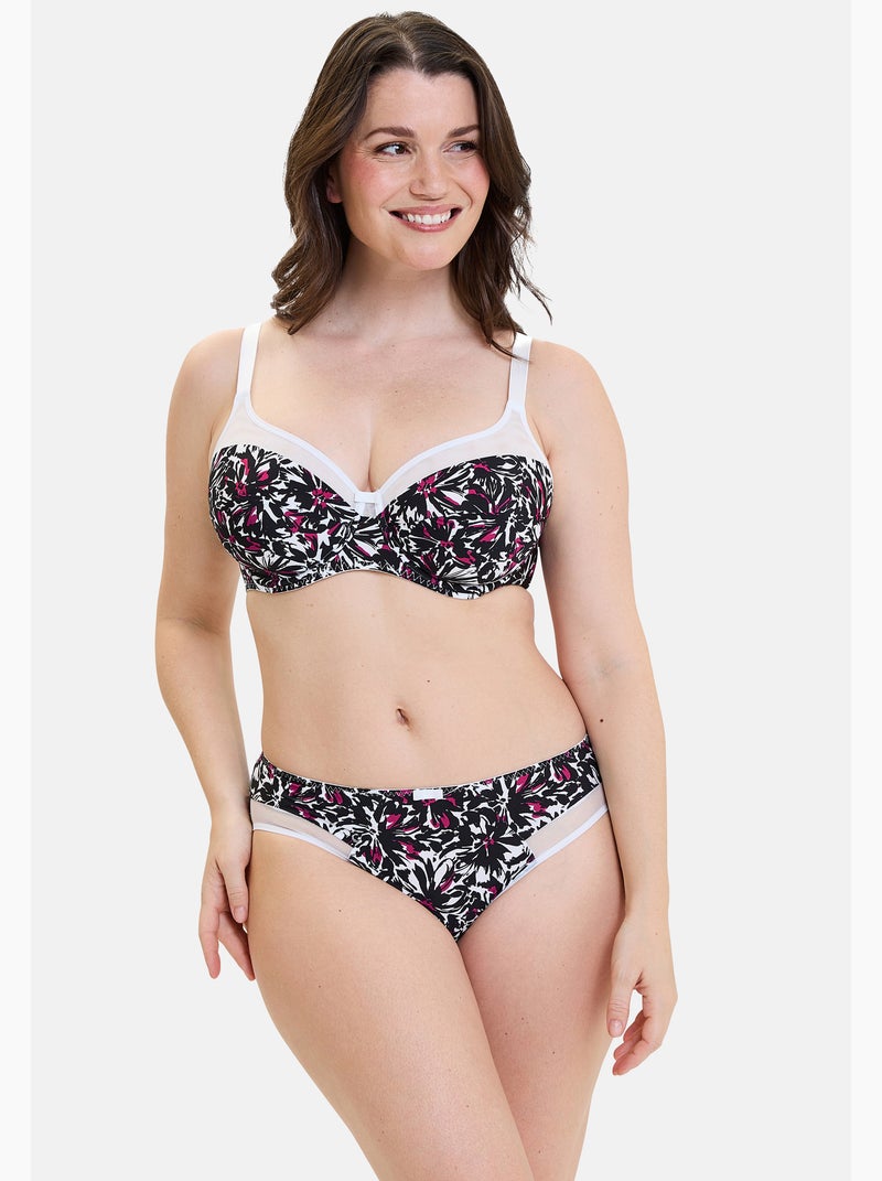 Soutien-gorge complice sans complexe lingerie Noir Blanc - Kiabi