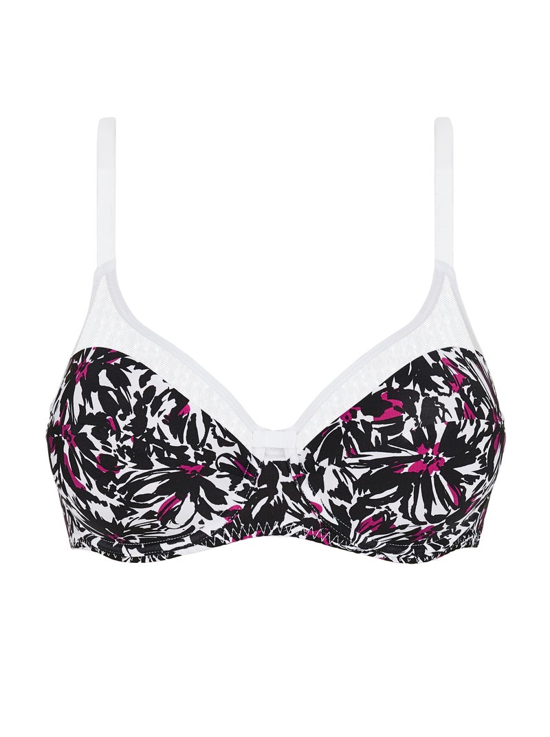 Soutien-gorge complice sans complexe lingerie Noir Blanc - Kiabi