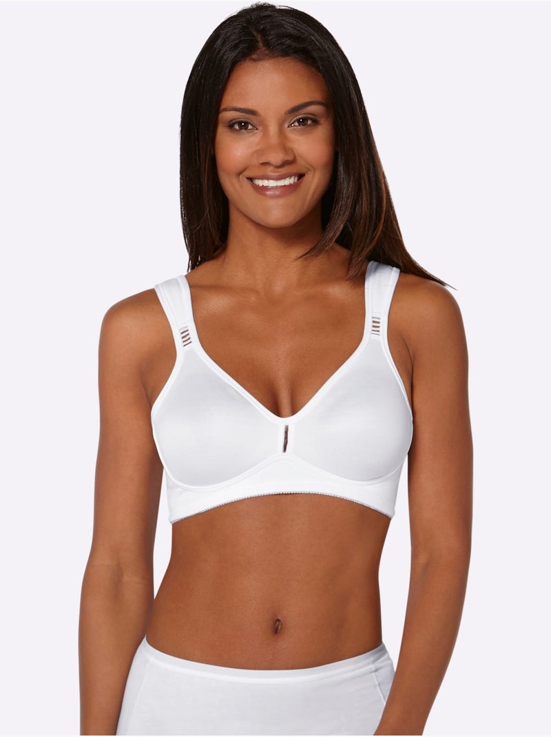 Soutien-gorge confort sans armatures - witt Blanc - Kiabi