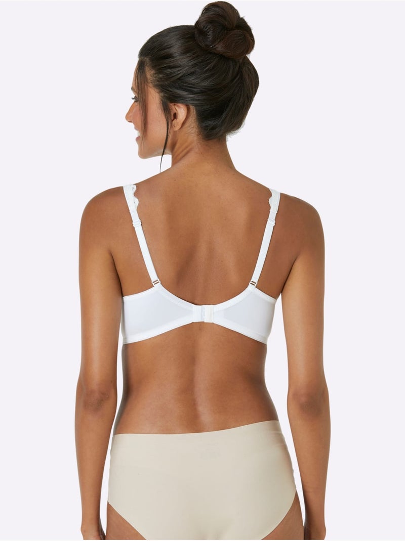 Soutien-gorge Confort Sans Armatures - Witt Blanc - Kiabi