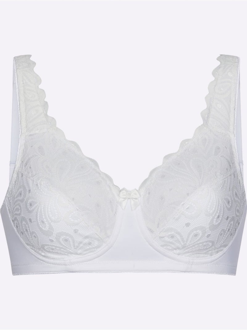 Soutien-gorge Confort Sans Armatures - Witt Blanc - Kiabi