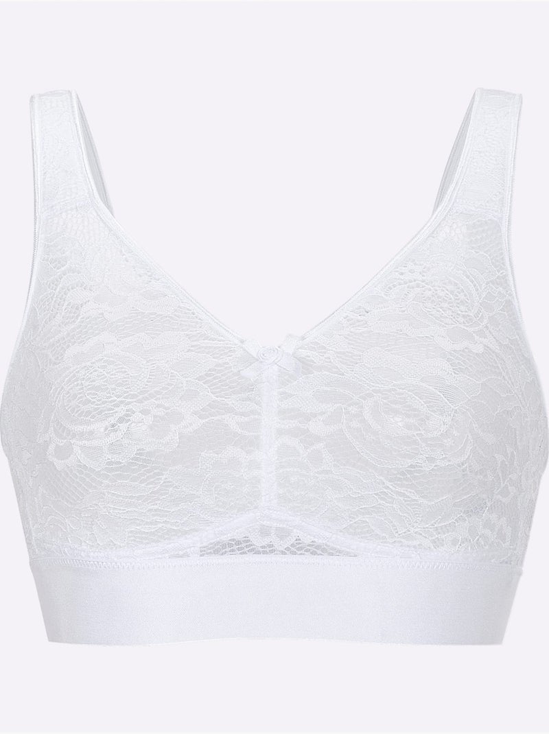 Soutien-gorge Confort Sans Armatures - Witt Blanc - Kiabi