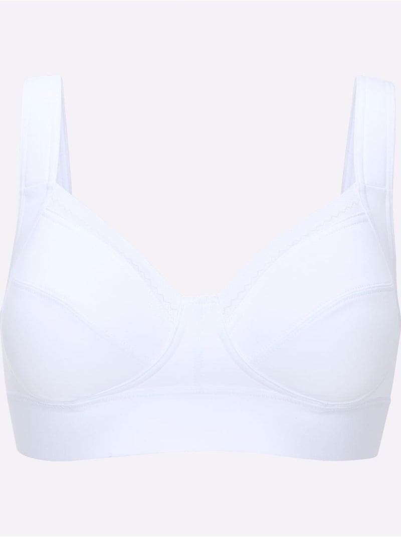 Soutien-gorge Confort Sans Armatures - Witt Blanc - Kiabi