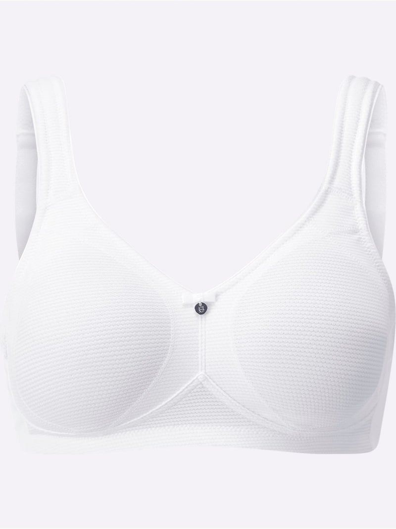 Soutien-gorge Confort Sans Armatures - Witt Blanc - Kiabi