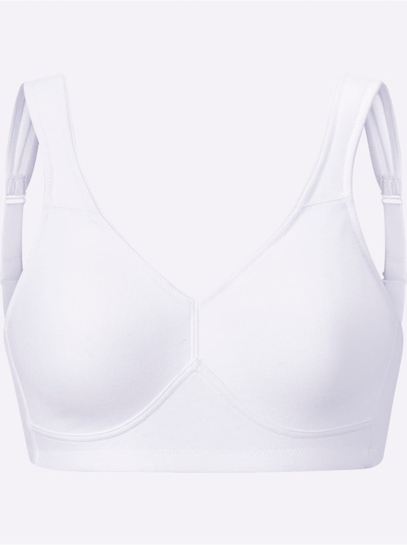 Soutien-gorge Confort Sans Armatures - Witt Blanc - Kiabi