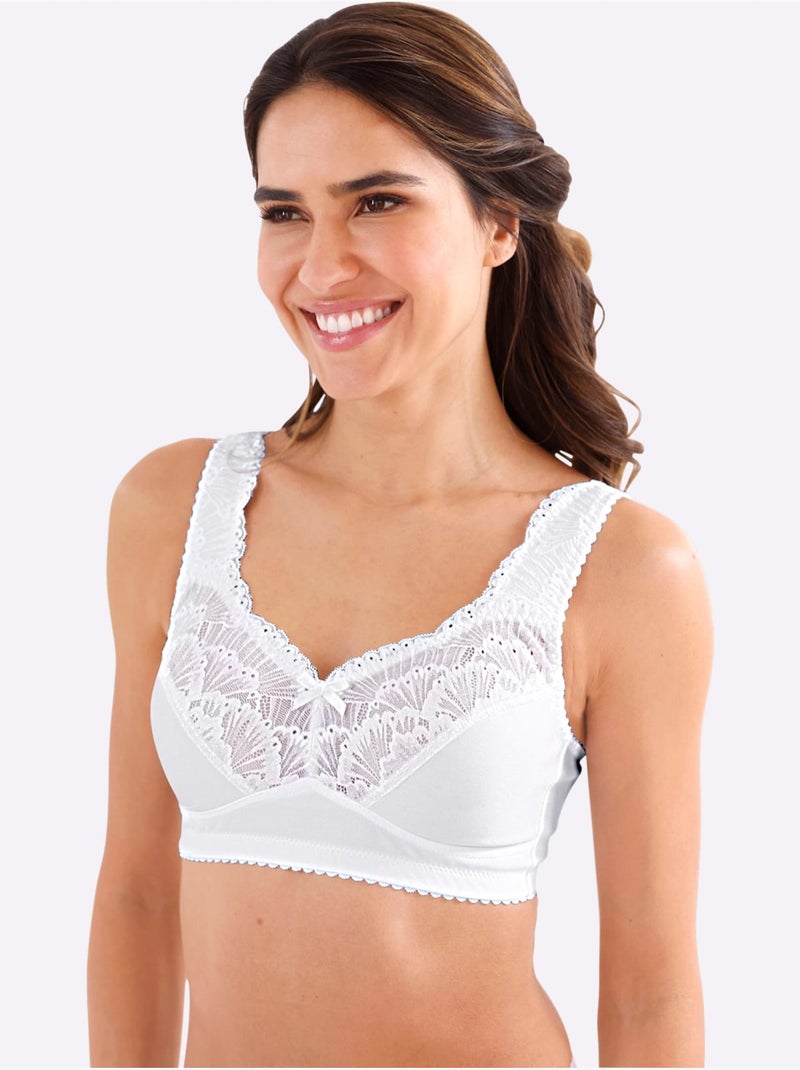 Soutien-gorge Confort Sans Armatures - Witt Blanc - Kiabi