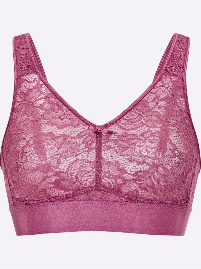 Soutien-gorge Confort Sans Armatures - Witt Bruyère/Menthe - Kiabi