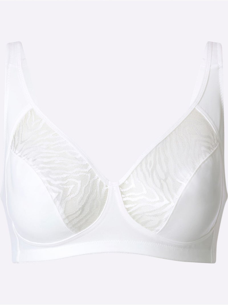 Soutien-gorge Confort Sans Armatures - Witt Ecru - Kiabi