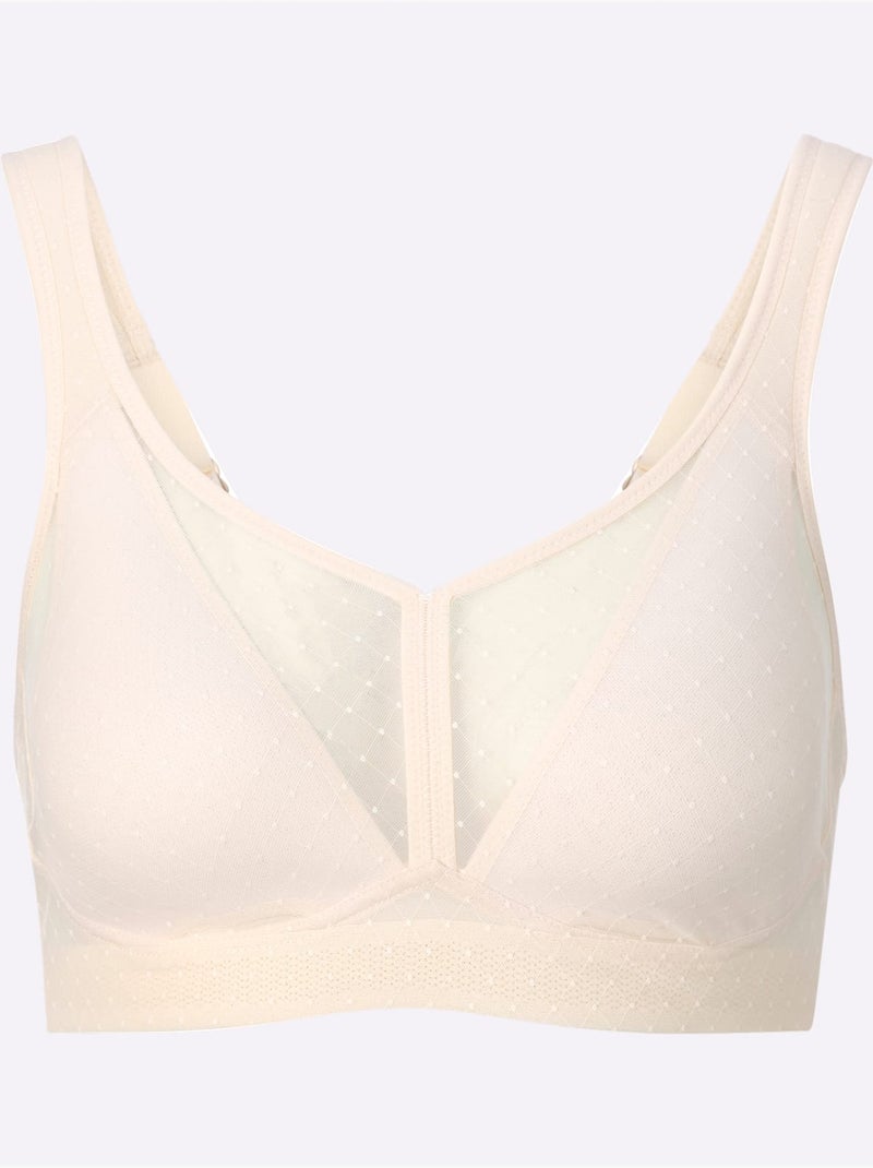 Soutien-gorge Confort Sans Armatures - Witt Marron clair - Kiabi