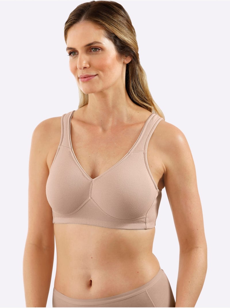 Soutien-gorge Confort Sans Armatures - Witt Marron clair - Kiabi