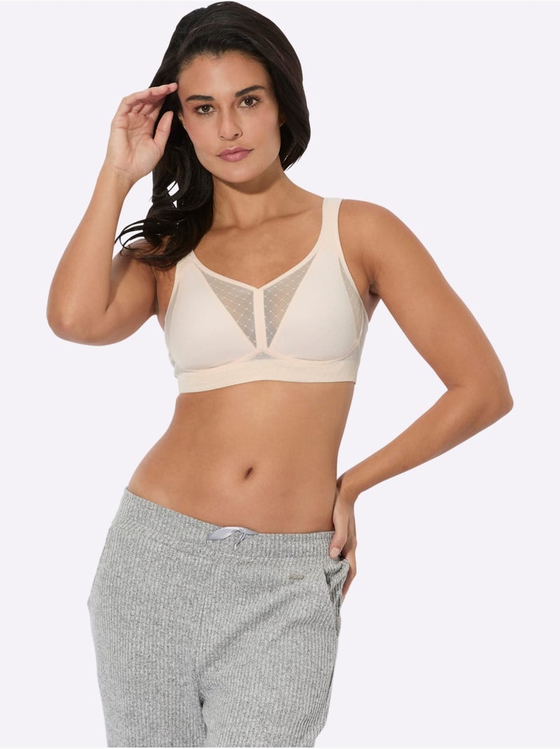 Soutien-gorge Confort Sans Armatures - Witt Marron - Kiabi