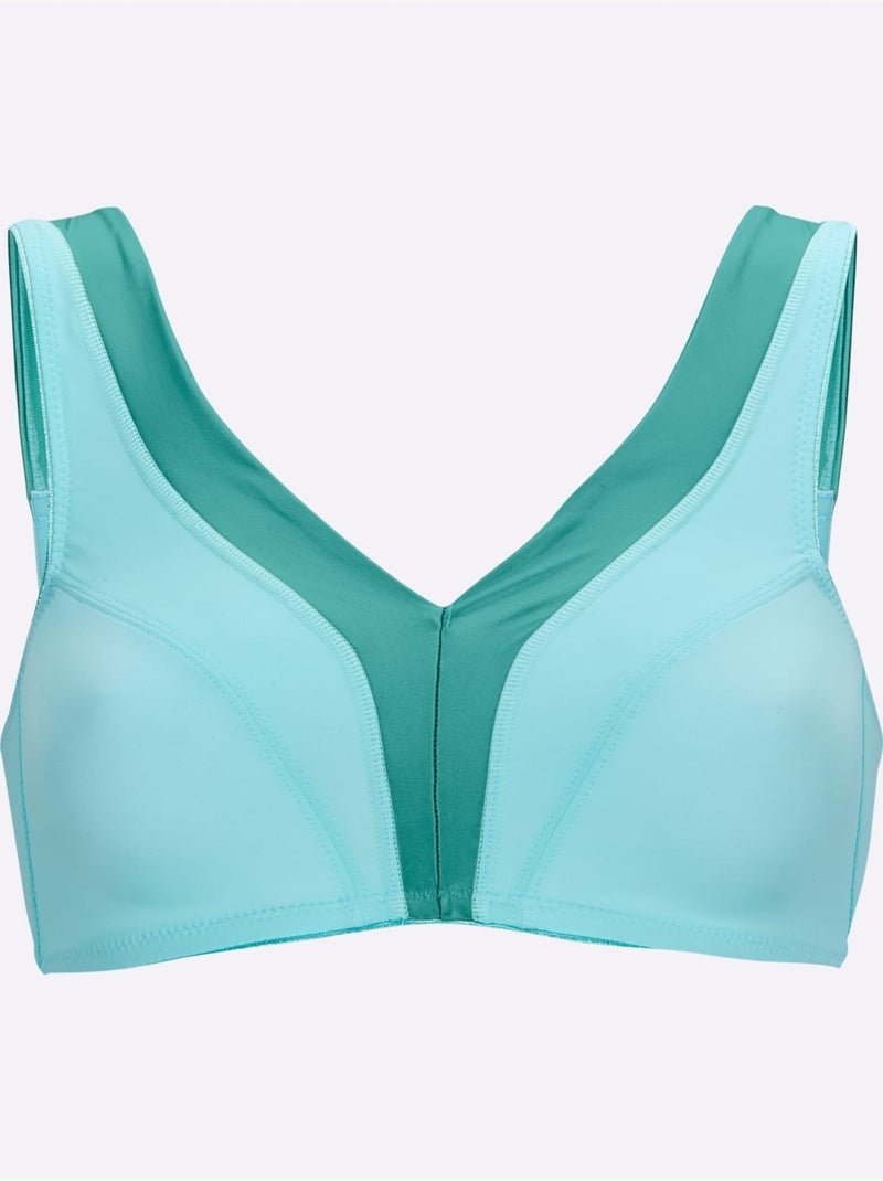 Soutien-gorge confort sans armatures - witt Menthe - Kiabi