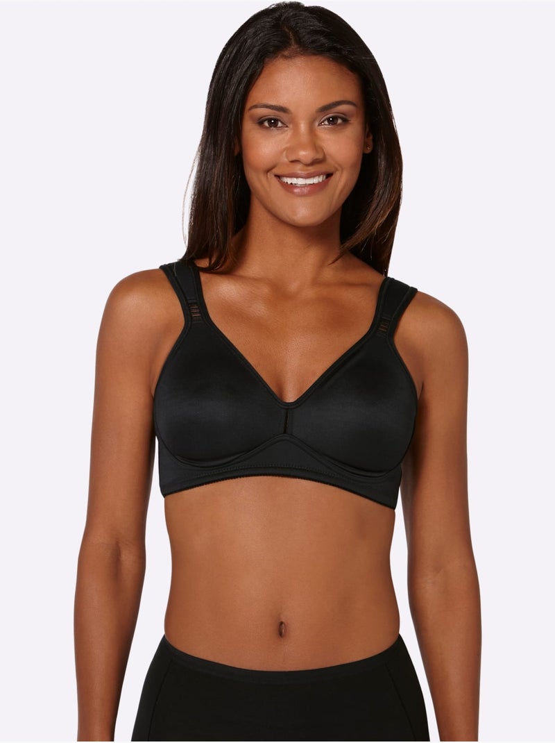 Soutien-gorge confort sans armatures - witt Noir - Kiabi
